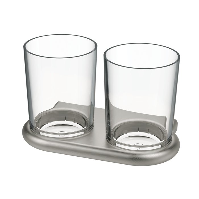 Porte-verre double incassable sans BPA