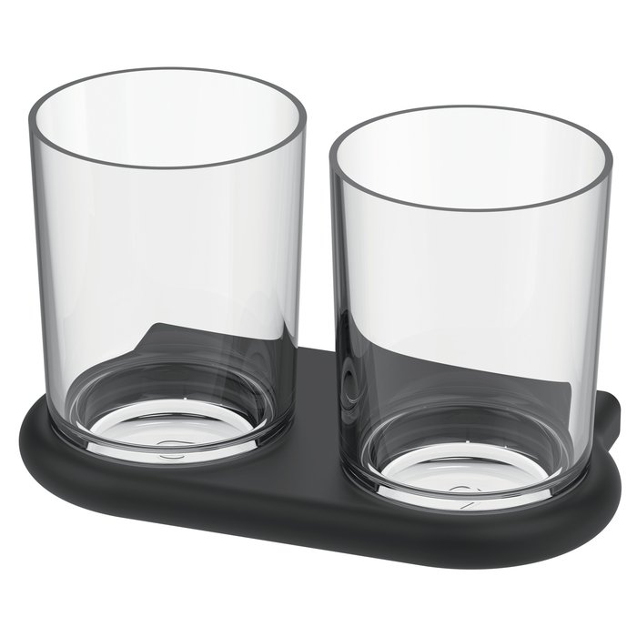 Porte-verre double incassable sans BPA