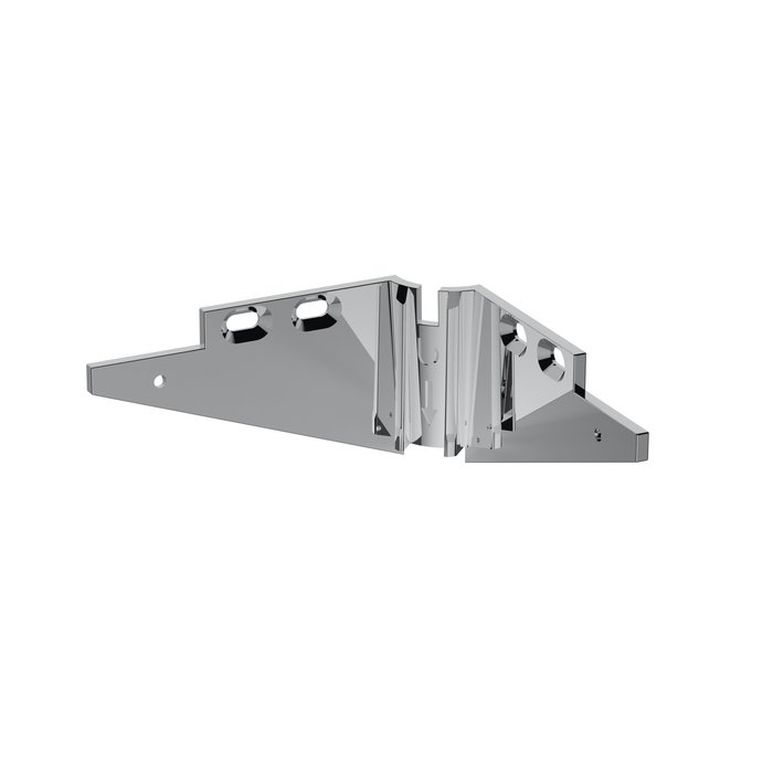 Wall component for plastic caddy, corner model