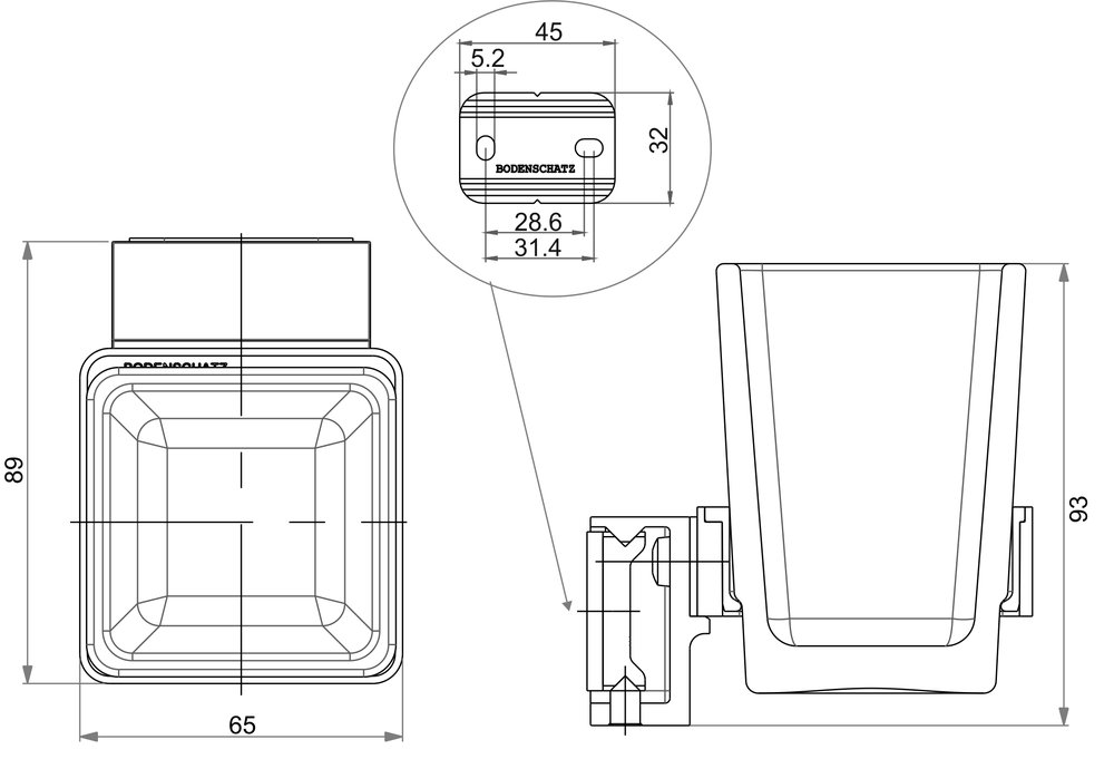 Porte-verre simple