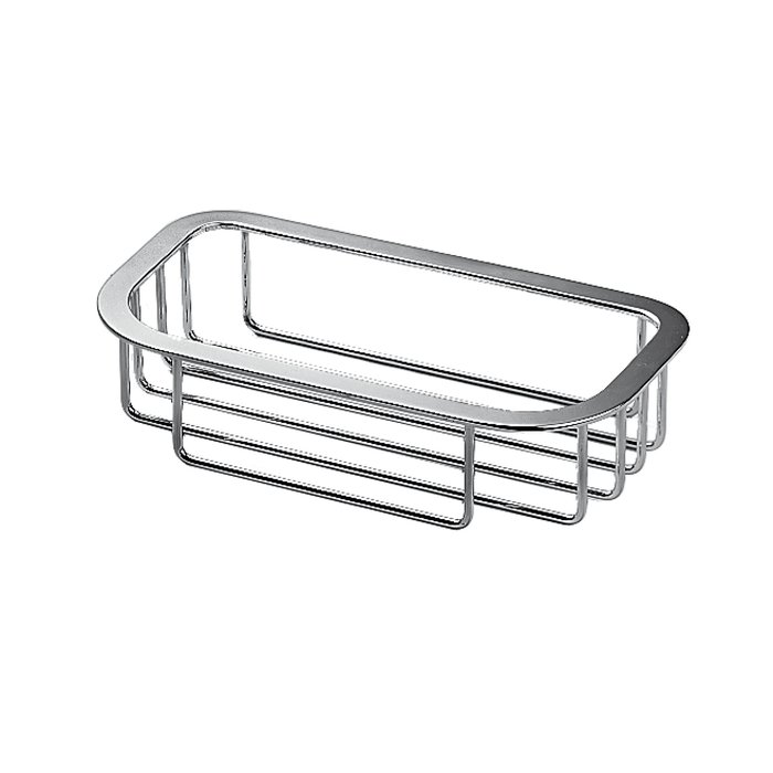 Wire soap basket for bath handle