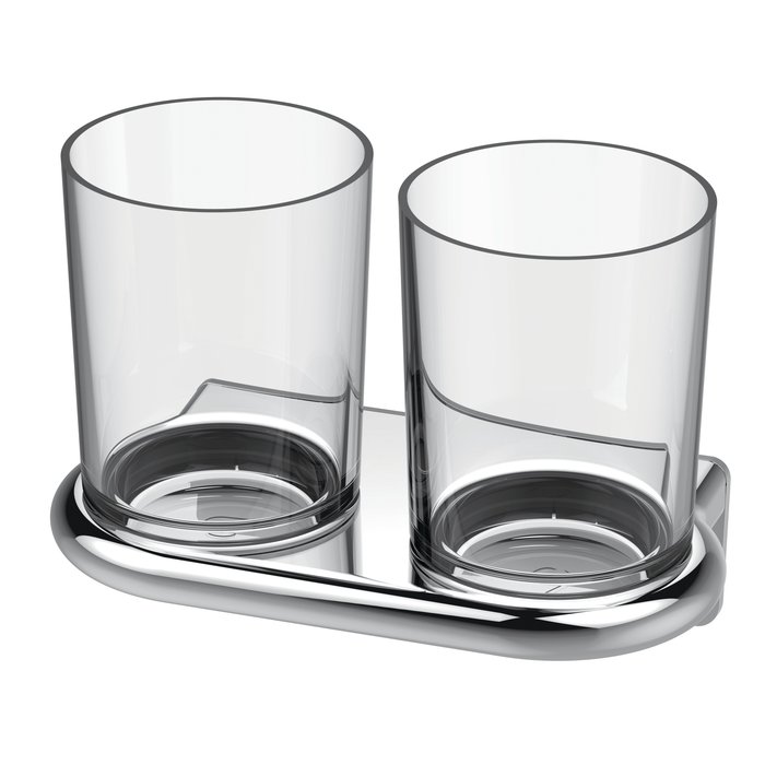 Porte-verre double incassable sans BPA