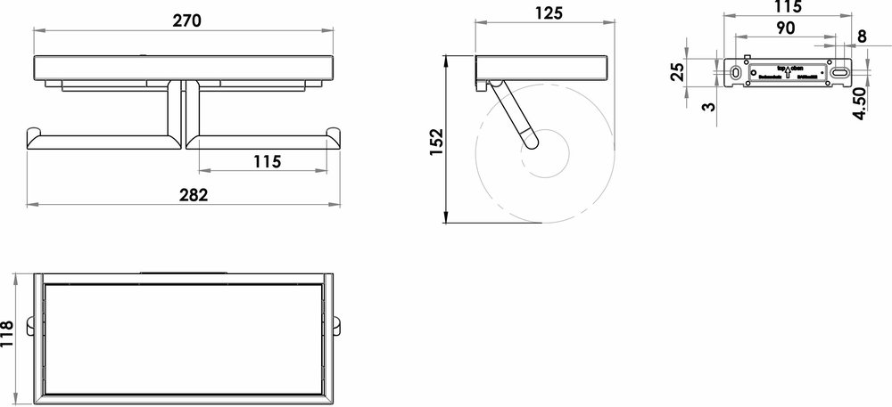 Porte-papier avec porte-papier rouleau de réserve