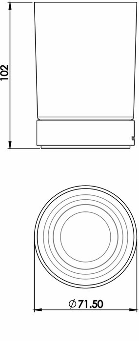 Porte-verre à poser