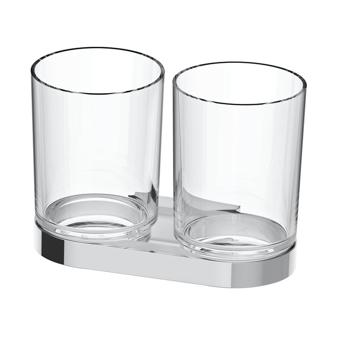 Porte-verre double incassable sans BPA