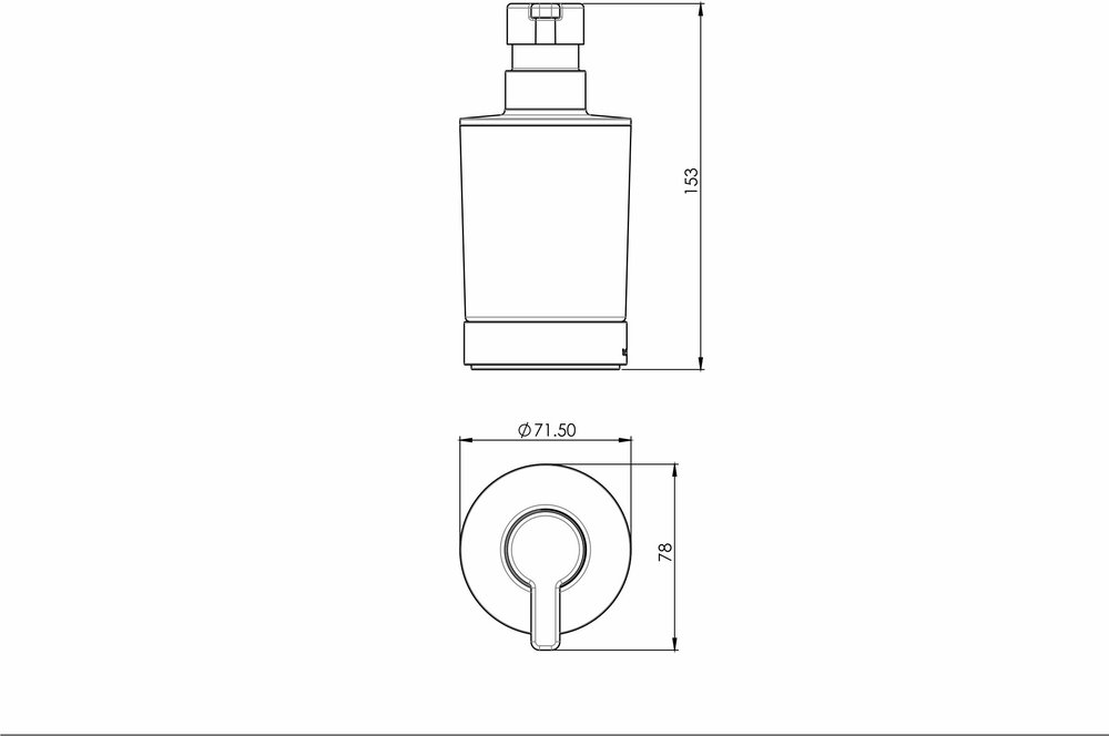 Soap dispenser stand model unbreakable BPA free