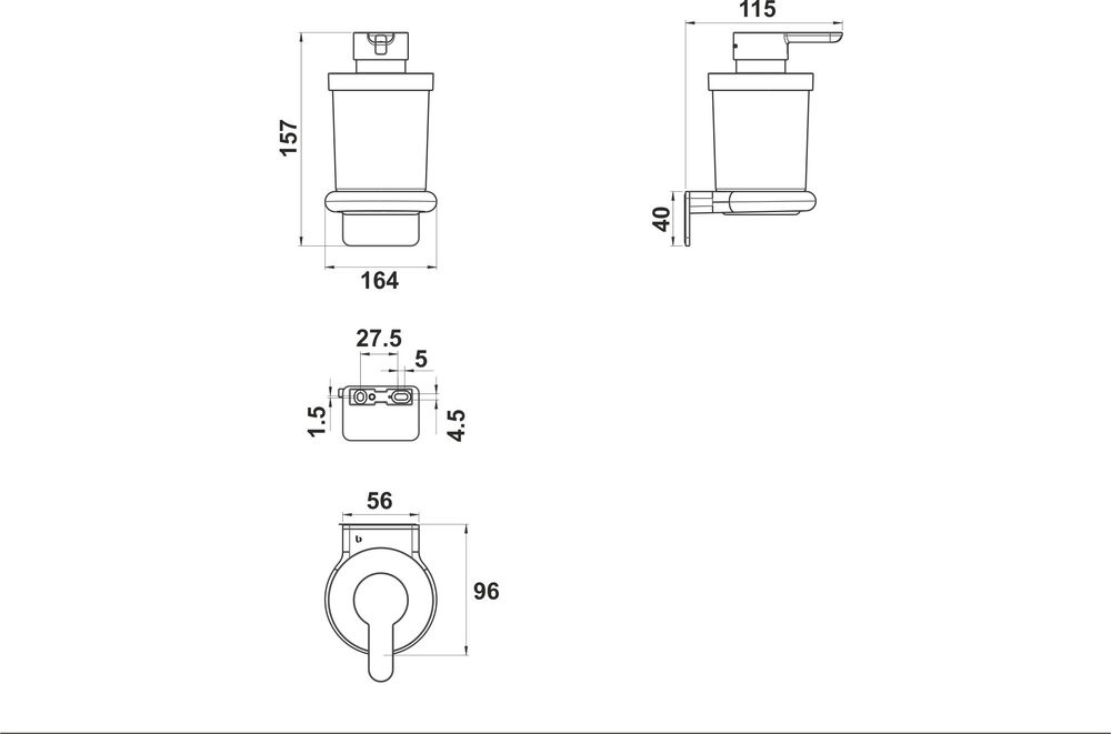 Distributore di sapone